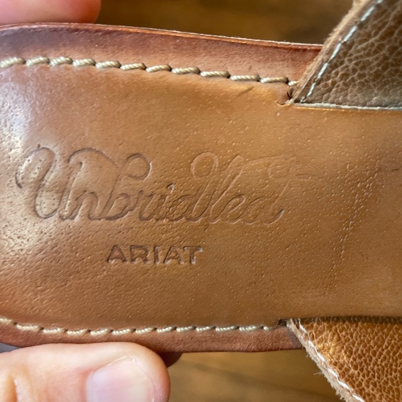 Ariat Unbridled Ava Suede Sandals Women’s Size 9.5, Includes Ariat Dust Bag - Picture 5 of 14